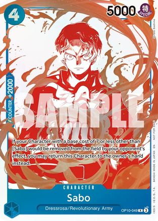 Sabo - OP10-049 (3rd Anniversary Treasure Campaign Pack) [One Piece Promotion Cards] Rare