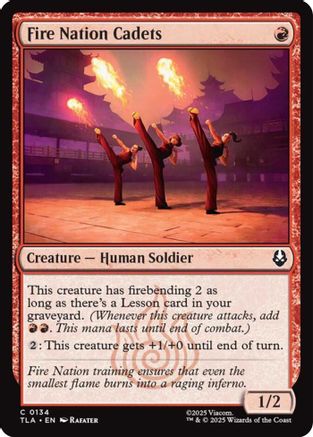 Fire Nation Cadets (TLA-134) - Avatar: The Last Airbender Foil
