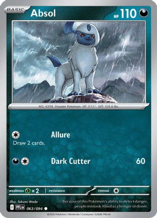 Absol 063 [ME02 Phantasmal Flames] (Reverse Holofoil)