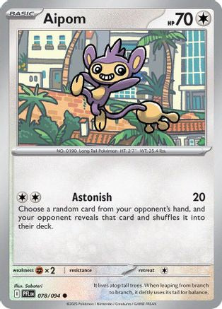 Aipom 078 [ME02 Phantasmal Flames] (Reverse Holofoil)