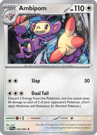 Ambipom 079/094 [ME02 Phantasmal Flames] (Holofoil)