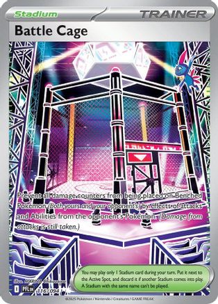 Battle Cage 116/094 [ME02 Phantasmal Flames] (Holofoil)