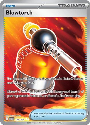 Blowtorch 117/094 [ME02 Phantasmal Flames] (Holofoil)