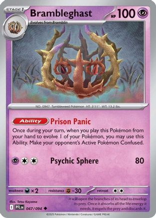 Brambleghast 047 [ME02 Phantasmal Flames] (Reverse Holofoil)