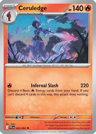 Ceruledge 020 [ME02 Phantasmal Flames]