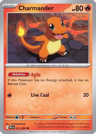 Charmander 011 [ME02 Phantasmal Flames]