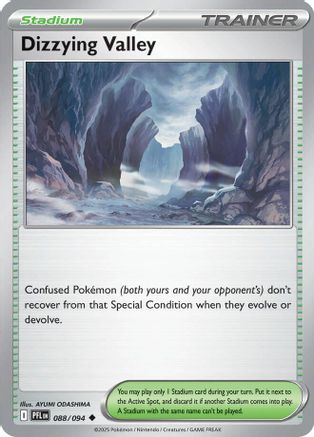 Dizzying Valley 088 [ME02 Phantasmal Flames] (Reverse Holofoil)