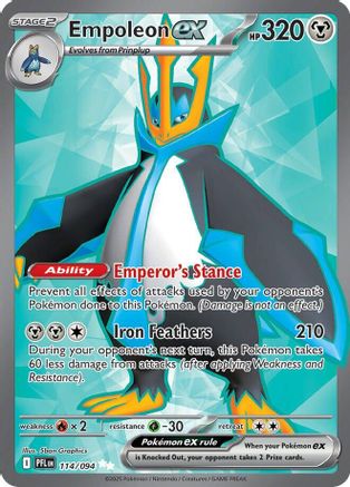 Empoleon ex 114/094 [ME02 Phantasmal Flames] (Holofoil)