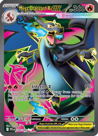 Mega Charizard X ex 109/094 [ME02 Phantasmal Flames] (Holofoil)