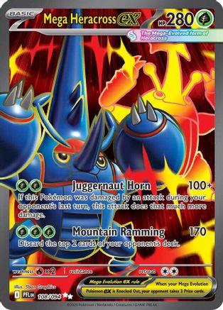 Mega Heracross ex 108/094 [ME02 Phantasmal Flames] (Holofoil)