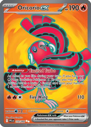 Oricorio ex 110/094 [ME02 Phantasmal Flames] (Holofoil)