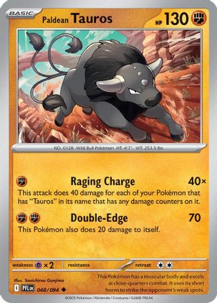 Paldean Tauros 048 [ME02 Phantasmal Flames]