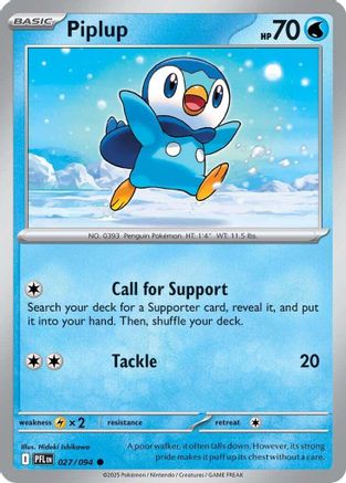 Piplup 027/094 [ME02 Phantasmal Flames]
