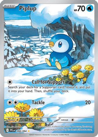 Piplup 098/094 [ME02 Phantasmal Flames] (Holofoil)