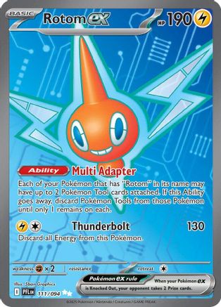 Rotom ex 111/094 [ME02 Phantasmal Flames] (Holofoil)