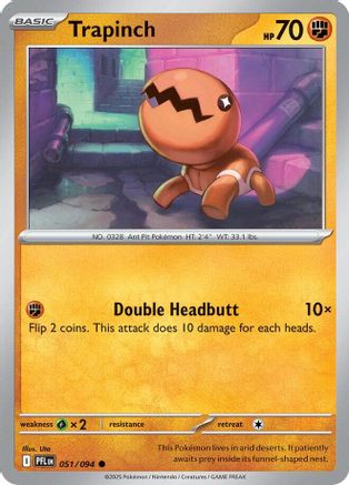 Trapinch 051 [ME02 Phantasmal Flames] (Reverse Holofoil)