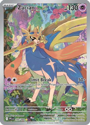 Zacian 100/094 [ME02 Phantasmal Flames] (Holofoil)