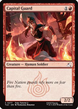 Capital Guard (0277) (TLE-277) - Avatar: The Last Airbender: Eternal-Legal