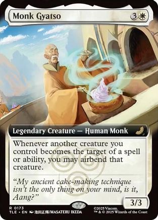 Monk Gyatso (Extended Art) (TLE-173) - Avatar: The Last Airbender: Eternal-Legal
