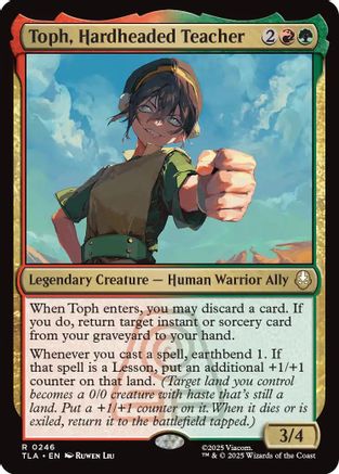 Toph, Hardheaded Teacher (TLA-246) - Avatar: The Last Airbender Foil
