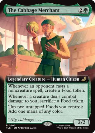 The Cabbage Merchant (Extended Art) (TLE-203) - Avatar: The Last Airbender: Eternal-Legal Foil