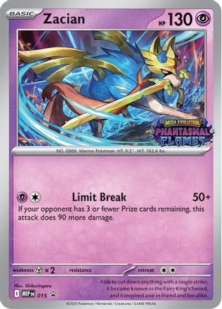 Zacian 015/null [ME Mega Evolution Promo] (Holofoil)