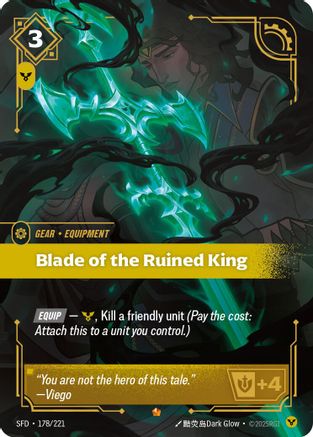 Blade of the Ruined King (178/221) [Spiritforged] Foil