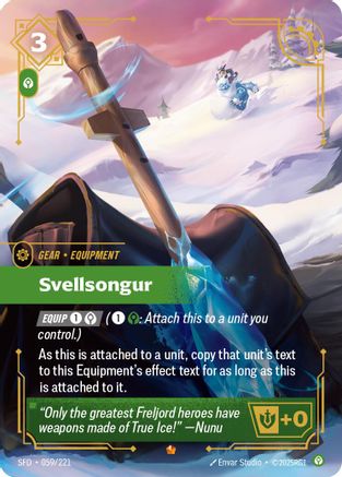 Svellsongur (059/221) [Spiritforged] Foil