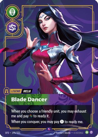 Irelia - Blade Dancer (195/221) [Spiritforged] Foil