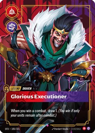 Draven - Glorious Executioner (185/221) [Spiritforged] Foil