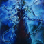 Heliod, the Warped Eclipse // Heliod, the Warped Eclipse (AMOM-060) - March of the Machine Art Series (Borderless) Foil