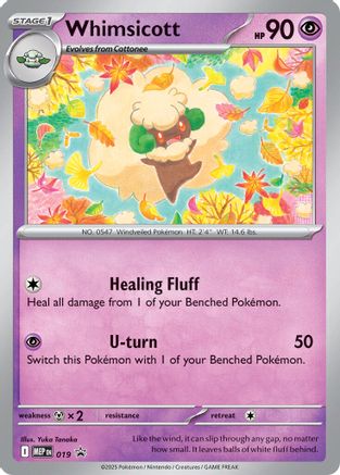 Whimsicott (Cosmos Holo) 019/null [ME Mega Evolution Promo] (Holofoil)