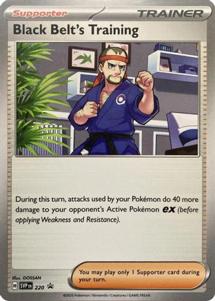 Black Belt's Training 220/null [SV Scarlet & Violet Promo Cards]