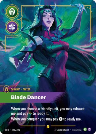 Irelia - Blade Dancer (Overnumbered) (246/221) [Spiritforged] Foil