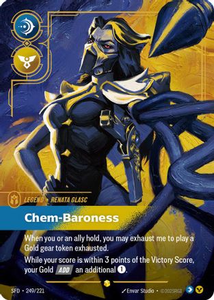 Renata Glasc - Chem-Baroness (Overnumbered) (249/221) [Spiritforged] Foil
