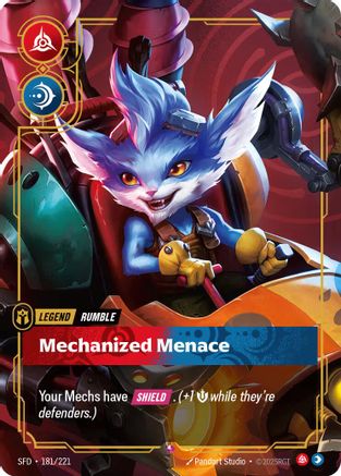 Rumble - Mechanized Menace (181/221) [Spiritforged] Foil