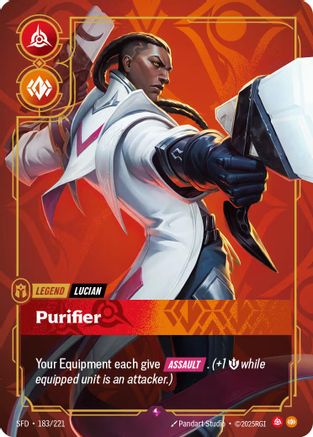Lucian - Purifier (183/221) [Spiritforged] Foil