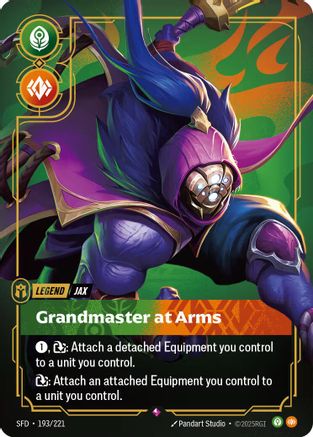 Jax - Grandmaster At Arms (193/221) [Spiritforged] Foil