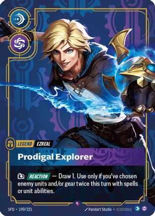 Ezreal - Prodigal Explorer (199/221) [Spiritforged] Foil