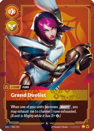 Fiora - Grand Duelist (205/221) [Spiritforged] Foil
