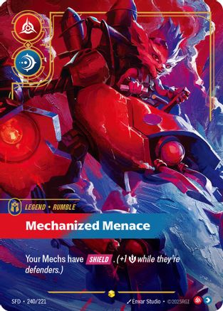 Rumble - Mechanized Menace (Overnumbered) (240/221) [Spiritforged] Foil