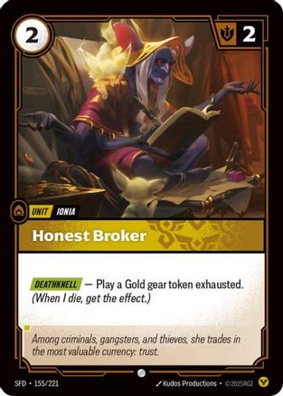Honest Broker (155/221) [Spiritforged] Foil