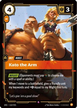 Kato the Arm (112/221) [Spiritforged] Foil