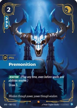 Premonition (087/221) [Spiritforged] Foil