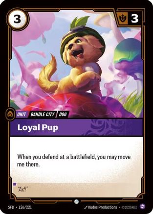 Loyal Pup (126/221) [Spiritforged] Foil