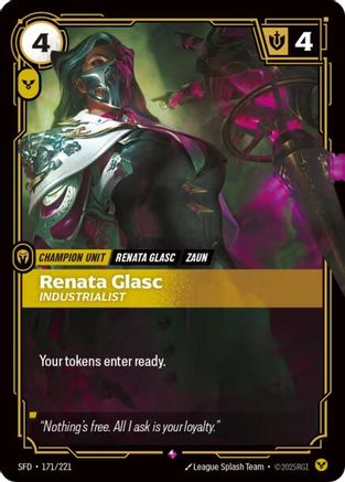 Renata Glasc - Industrialist (171/221) [Spiritforged] Foil