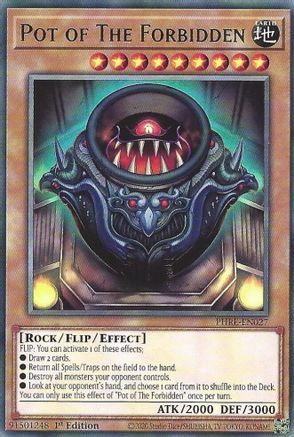 Pot of The Forbidden [PHRE-EN027] Rare