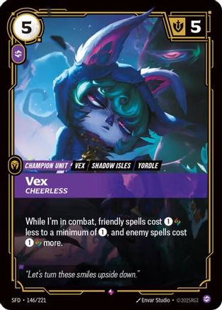 Vex - Cheerless (146/221) [Spiritforged] Foil