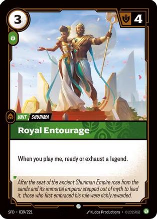 Royal Entourage (039/221) [Spiritforged] Foil