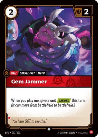 Gem Jammer (007/221) [Spiritforged] Foil